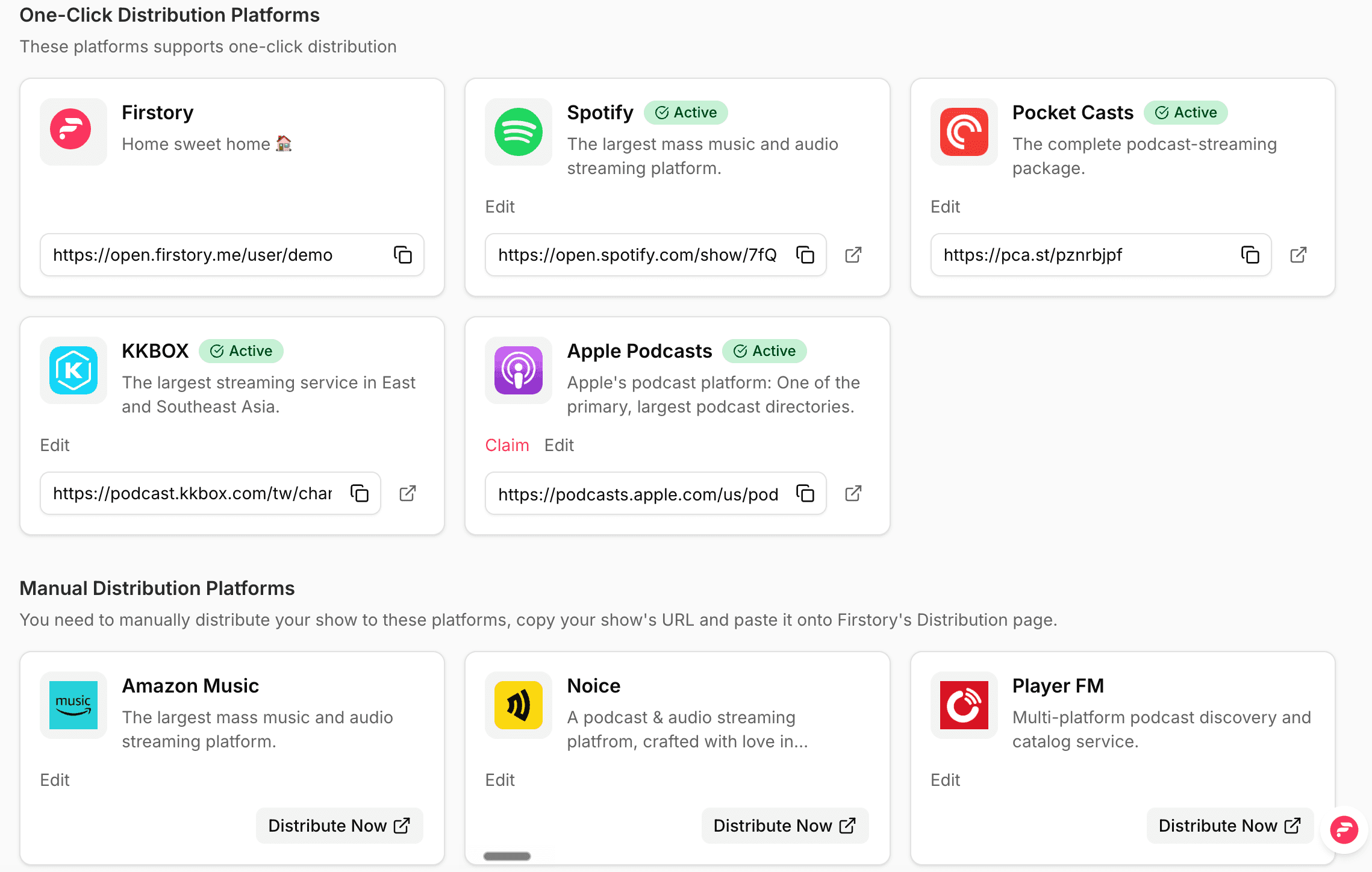 Distribute to Major Podcast Platforms